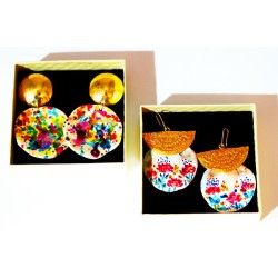 Boucles d’oreilles rondes