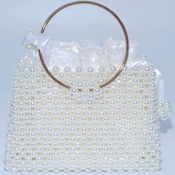 Sac en perle blanche Sac en perle blanche