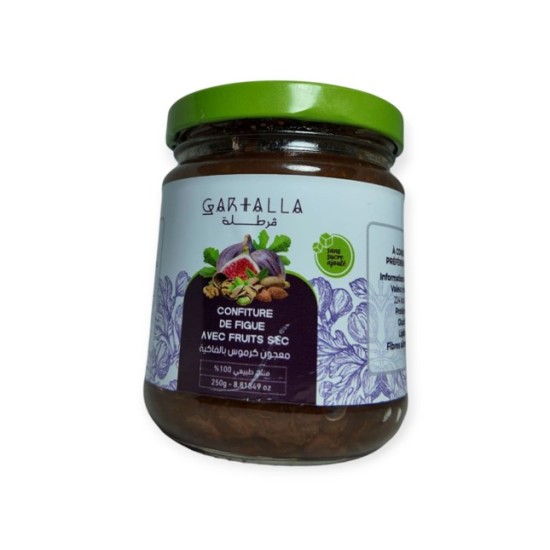 Confiture de figues sans sucre ajouté avec fruit sec